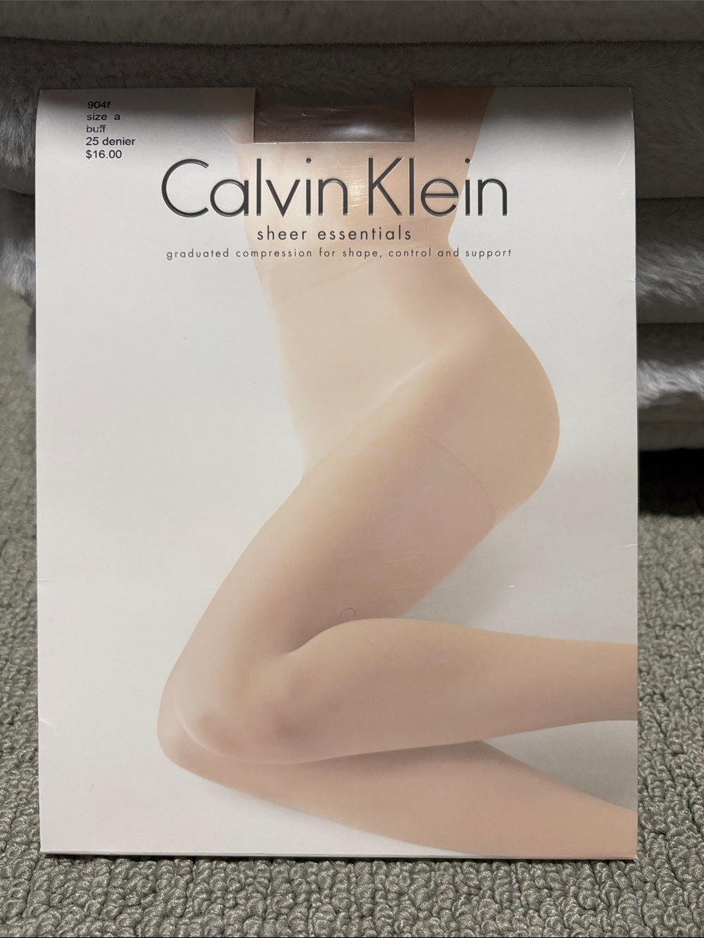 Calvin Klein Sheer Essentials Tights in Buff